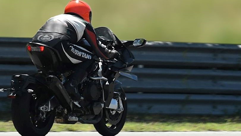 Bimota Tesi H2 testing